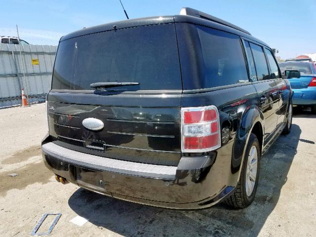 2FMGK5BC8CBD21103 - 2012 FORD FLEX SE BLACK photo 4