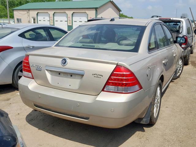 1MEHM42127G609997 - 2007 MERCURY MONTEGO PR თაფლისფერი ფოტო 4