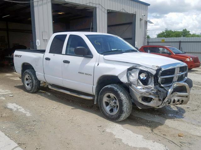 1D7HU18N77J636552 - 2007 DODGE RAM 1500 S WHITE photo 1