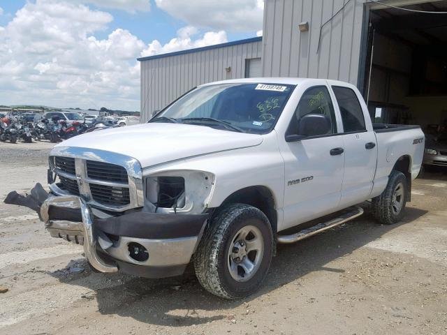 1D7HU18N77J636552 - 2007 DODGE RAM 1500 S WHITE photo 2