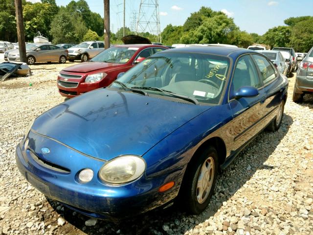 1FALP52U2VA296913 - 1997 FORD TAURUS GL BLUE photo 2