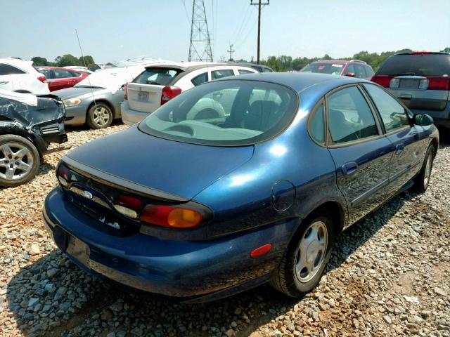 1FALP52U2VA296913 - 1997 FORD TAURUS GL BLUE photo 4