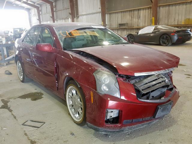 1G6DP567350116642 - 2005 CADILLAC CTS HI FEA MAROON photo 1