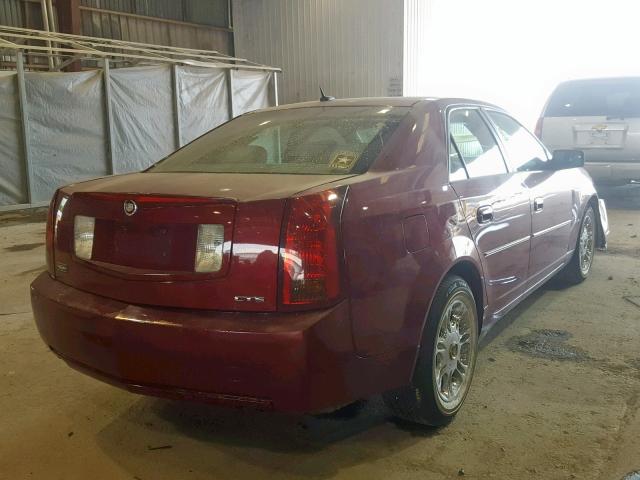 1G6DP567350116642 - 2005 CADILLAC CTS HI FEA MAROON photo 4