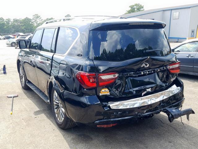 JN8AZ2NE6K9227304 - 2019 INFINITI QX80 LUXE BLACK photo 3