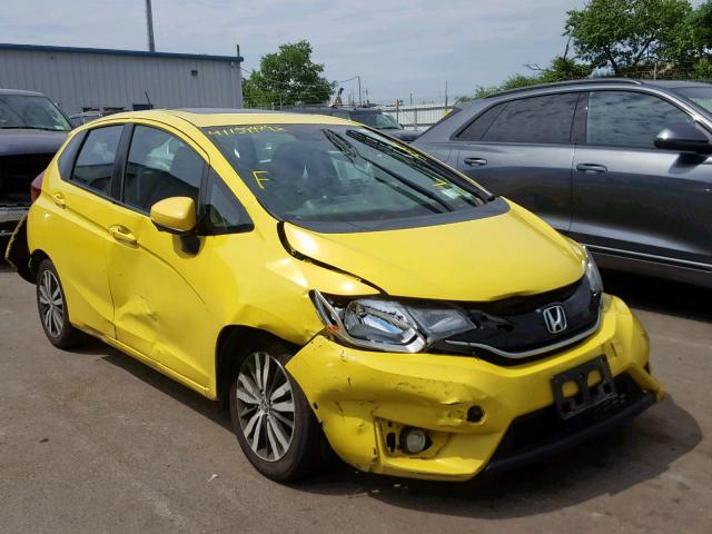 3HGGK5H82FM786651 - 2015 HONDA FIT EX YELLOW photo 1