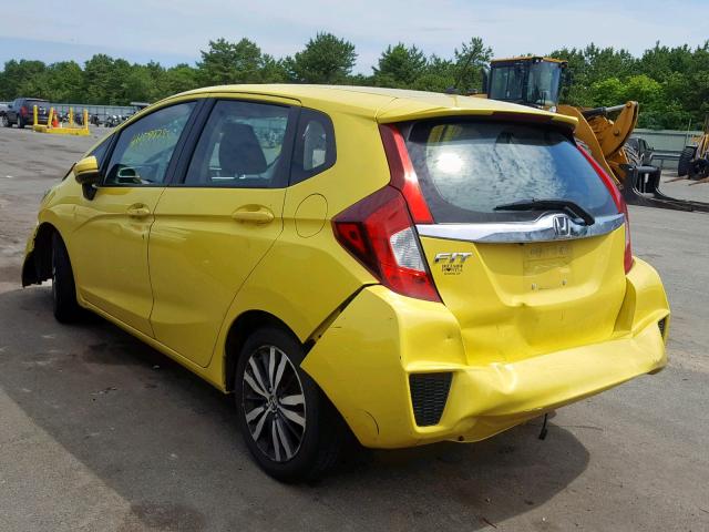 3HGGK5H82FM786651 - 2015 HONDA FIT EX YELLOW photo 3