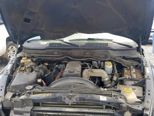 3D7KS28C85G732172 - 2005 DODGE RAM 2500 S შავი ფოტო 7