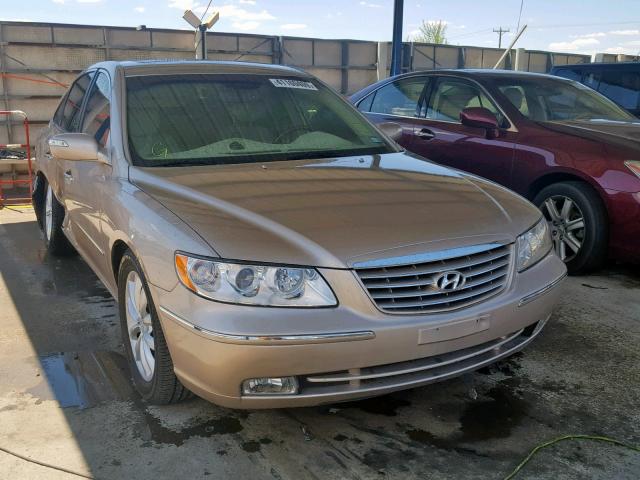 KMHFC46F77A154130 - 2007 HYUNDAI AZERA SE GOLD photo 1