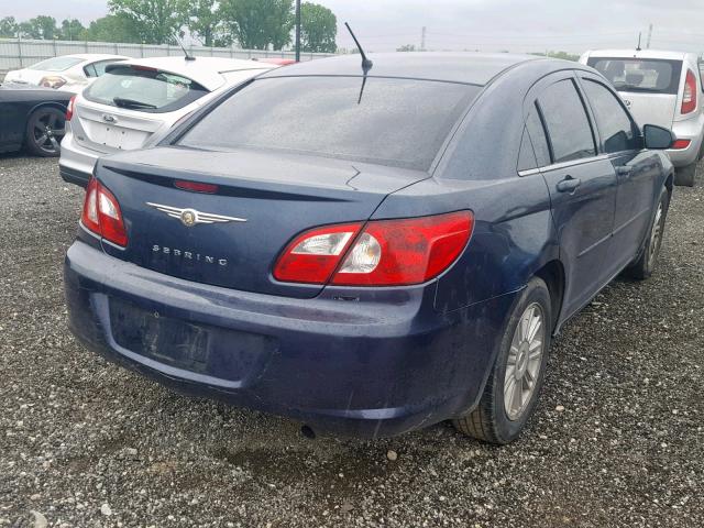 1C3LC56K47N562964 - 2007 CHRYSLER SEBRING TO BLUE photo 4