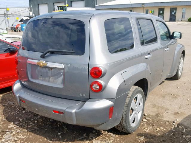 3GNDA13D17S532385 - 2007 CHEVROLET HHR LS GRAY photo 4