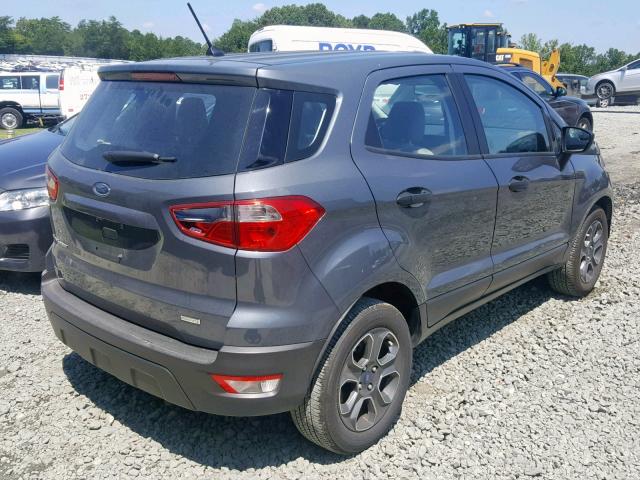 MAJ3P1RE5JC184399 - 2018 FORD ECOSPORT S CHARCOAL photo 4