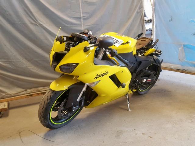 JKAZX4P168A041807 - 2008 KAWASAKI ZX600 P YELLOW photo 2