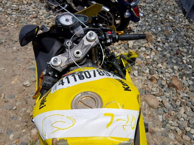 JKAZX4P168A041807 - 2008 KAWASAKI ZX600 P YELLOW photo 5