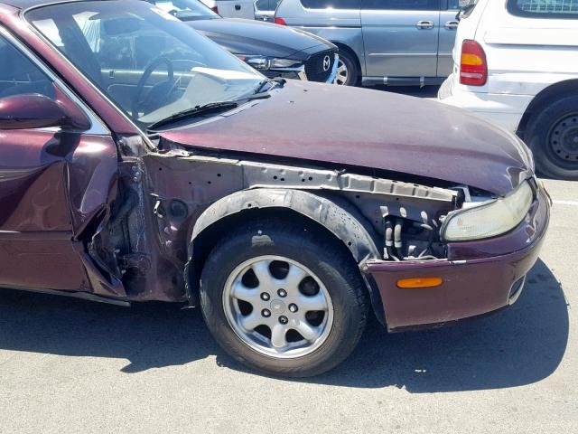 1YVGE22D4T5534325 - 1996 MAZDA 626 ES PURPLE photo 9