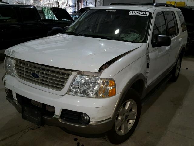 1FMDU84W33UB46758 - 2003 FORD EXPLORER E WHITE photo 2