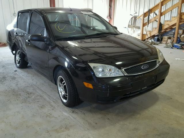 1FAFP34N67W259344 - 2007 FORD FOCUS ZX4 BLACK photo 1