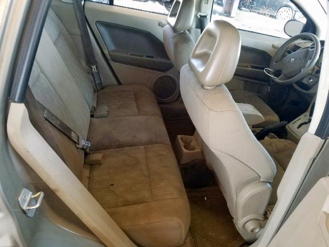 1B3HB48B47D163443 - 2007 DODGE CALIBER SX BROWN photo 6