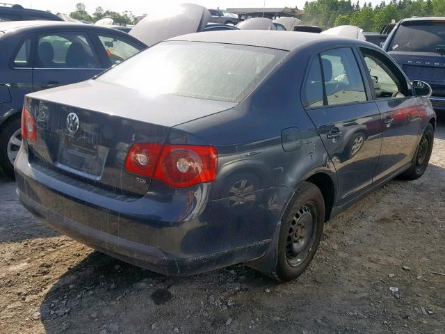 3VWRT31K96M793141 - 2006 VOLKSWAGEN JETTA TDI BLUE photo 4