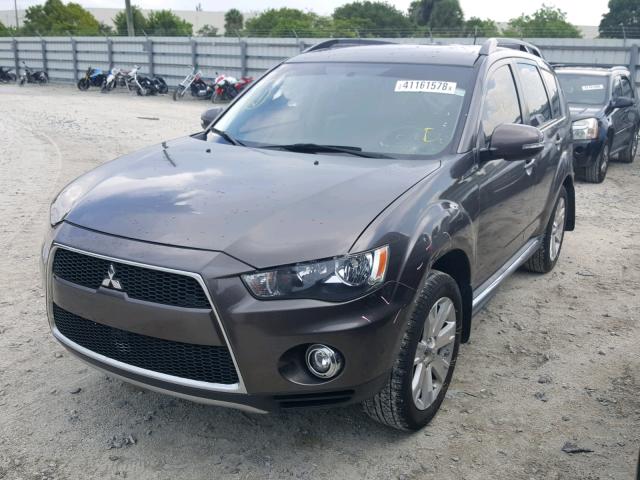 JA4AS3AW4CU004580 - 2012 MITSUBISHI OUTLANDER BROWN photo 2