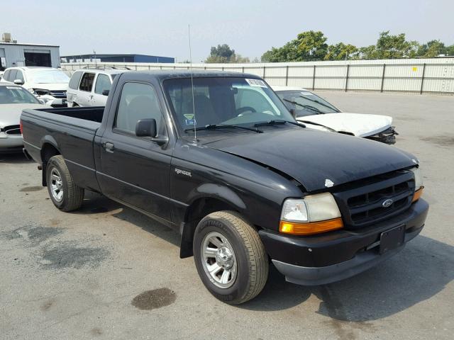 1FTYR10V1YPA76730 - 2000 FORD RANGER BLACK photo 1