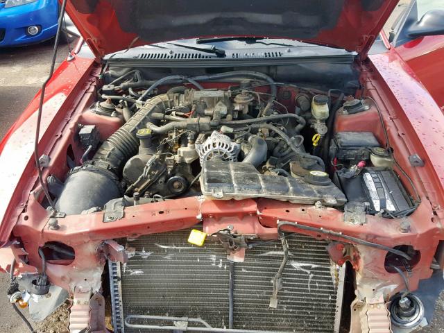 1FAFP45X92F202862 - 2002 FORD MUSTANG GT RED photo 7