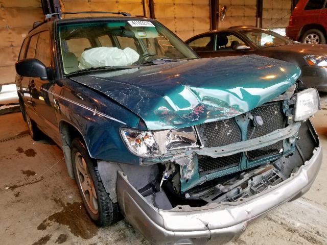 JF1SF6556YH705838 - 2000 SUBARU FORESTER S GREEN photo 1