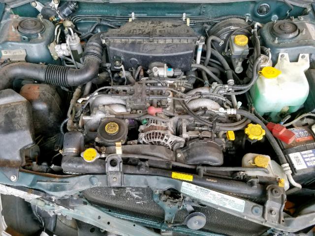 JF1SF6556YH705838 - 2000 SUBARU FORESTER S GREEN photo 7