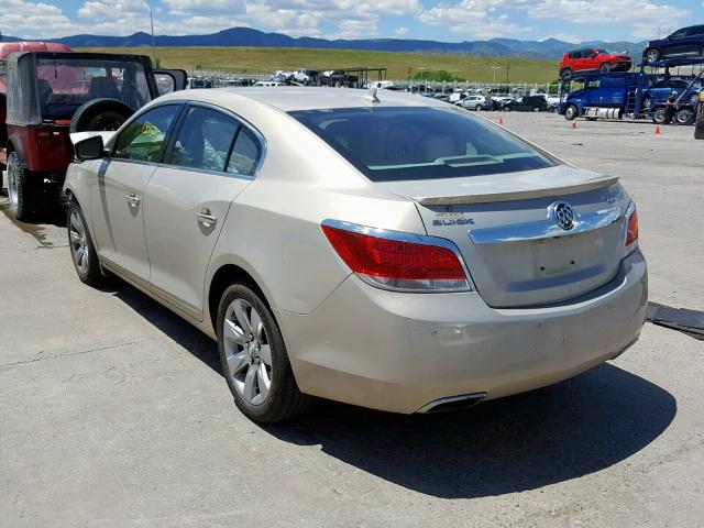 1G4GF5E3XCF342940 - 2012 BUICK LACROSSE P GOLD photo 3