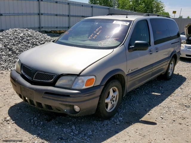 1GMDX03E31D310508 - 2001 PONTIAC MONTANA SILVER photo 2