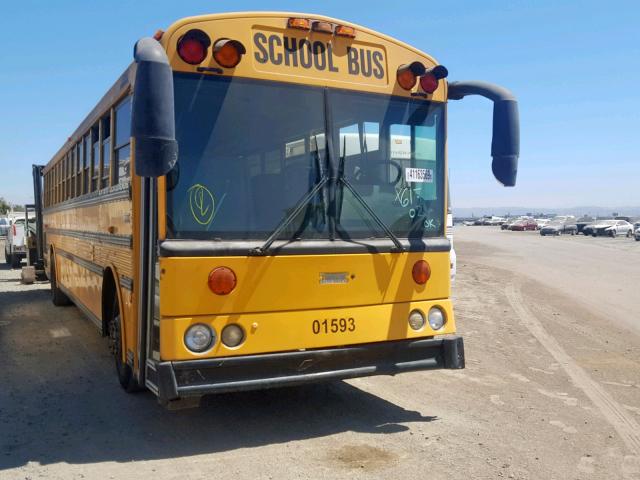 1T75U4B2821116174 - 2002 THOMAS SCHOOL BUS YELLOW photo 1