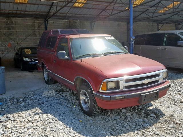 1GCCS14XXT8153625 - 1996 CHEVROLET S TRUCK S1 BURGUNDY photo 1