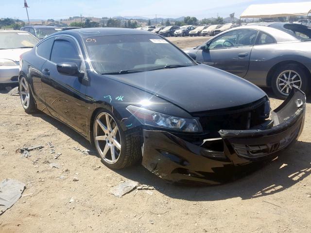 1HGCS1B87CA014168 - 2012 HONDA ACCORD EXL BLACK photo 1