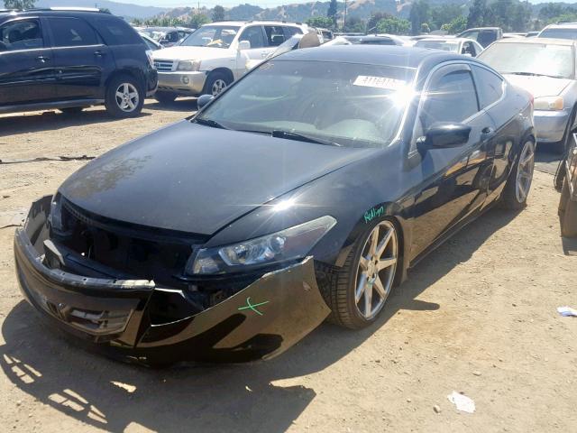 1HGCS1B87CA014168 - 2012 HONDA ACCORD EXL BLACK photo 2