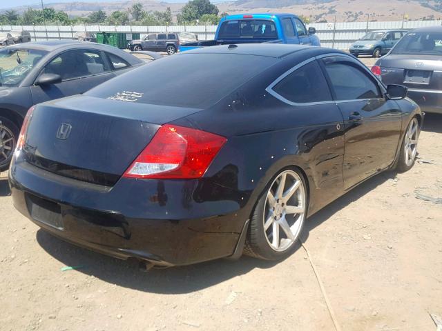 1HGCS1B87CA014168 - 2012 HONDA ACCORD EXL BLACK photo 4