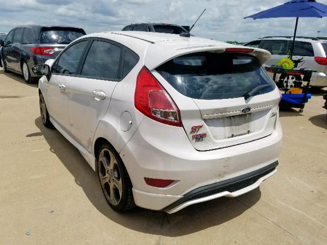 3FADP4GX0GM167267 - 2016 FORD FIESTA ST WHITE photo 3