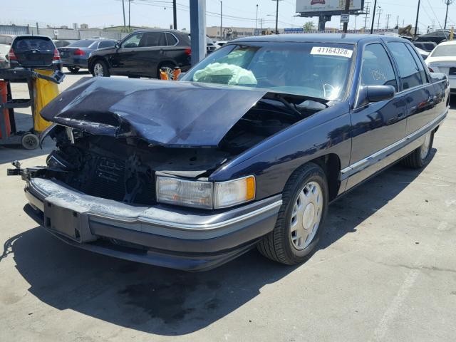 1G6KF52Y7SU291618 - 1995 CADILLAC DEVILLE CO BLUE photo 2