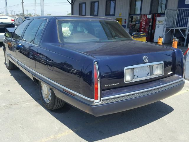 1G6KF52Y7SU291618 - 1995 CADILLAC DEVILLE CO BLUE photo 3