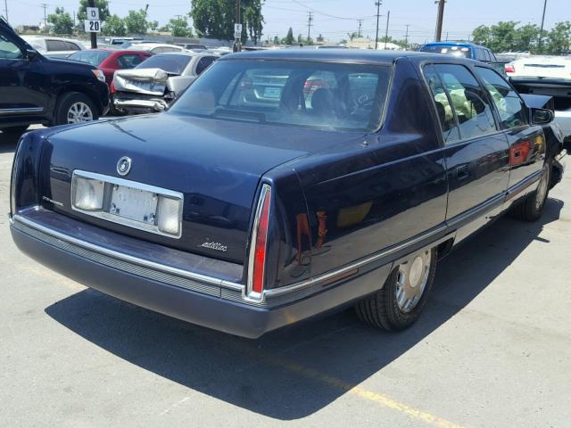 1G6KF52Y7SU291618 - 1995 CADILLAC DEVILLE CO BLUE photo 4