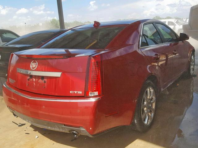 1G6DV57V590167066 - 2009 CADILLAC CTS HI FEA RED photo 4