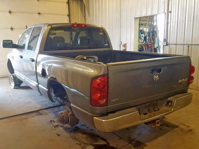 3D7KS28A18G141698 - 2008 DODGE RAM 2500 S ნაცრისფერი ფოტო 3