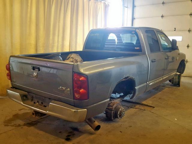 3D7KS28A18G141698 - 2008 DODGE RAM 2500 S ნაცრისფერი ფოტო 4
