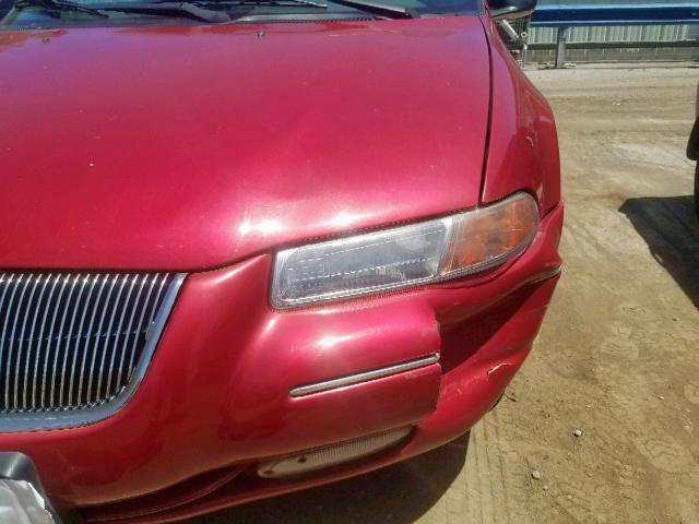 1C3EJ56XXTN165540 - 1996 CHRYSLER CIRRUS LX RED photo 10