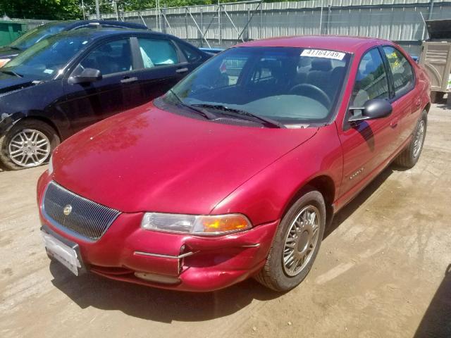 1C3EJ56XXTN165540 - 1996 CHRYSLER CIRRUS LX RED photo 2