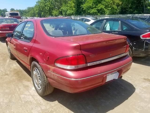 1C3EJ56XXTN165540 - 1996 CHRYSLER CIRRUS LX RED photo 3