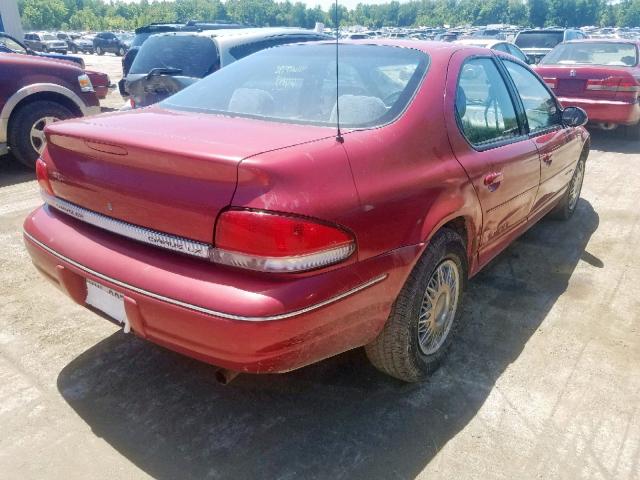 1C3EJ56XXTN165540 - 1996 CHRYSLER CIRRUS LX RED photo 4