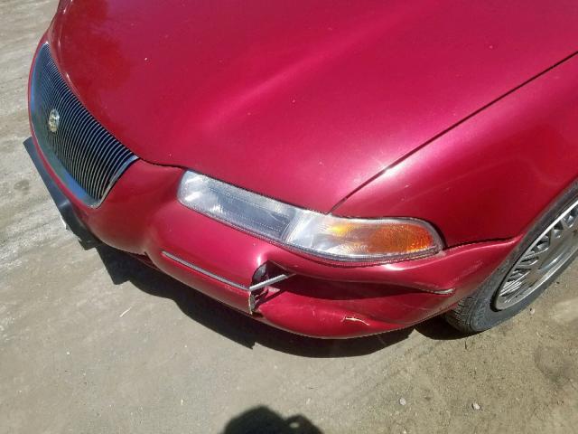 1C3EJ56XXTN165540 - 1996 CHRYSLER CIRRUS LX RED photo 9