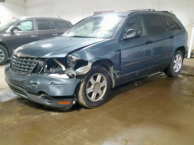 2A4GM48476R718882 - 2006 CHRYSLER PACIFICA BLUE photo 2