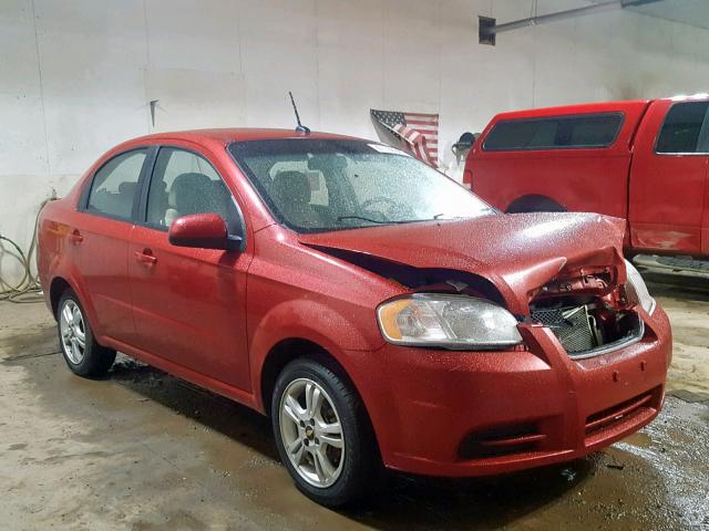 KL1TD5DE4BB200060 - 2011 CHEVROLET AVEO LS RED photo 1