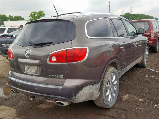 5GAKVDED7CJ273658 - 2012 BUICK ENCLAVE BROWN photo 4